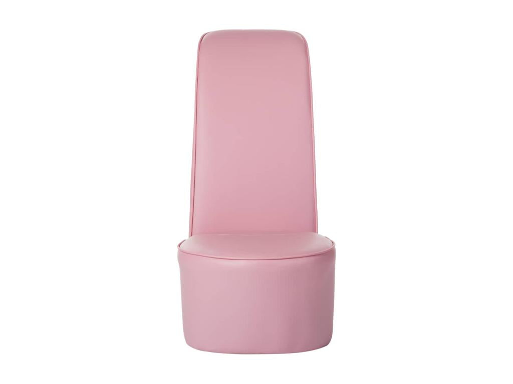 Fauteuil en forme de chaussure à talon haut Rose Similicuir