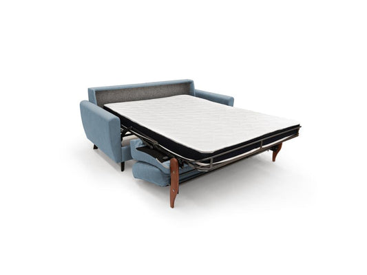 Laviecasa Canapé lit convertible en tissu doux imperméable T02 188 cm mat- 140x197 bleu pastel JMFV34767