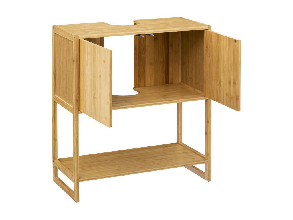 Laviecasa vanity unit with 2 doors and 1 shelf, 80 cm high, VNAL21521