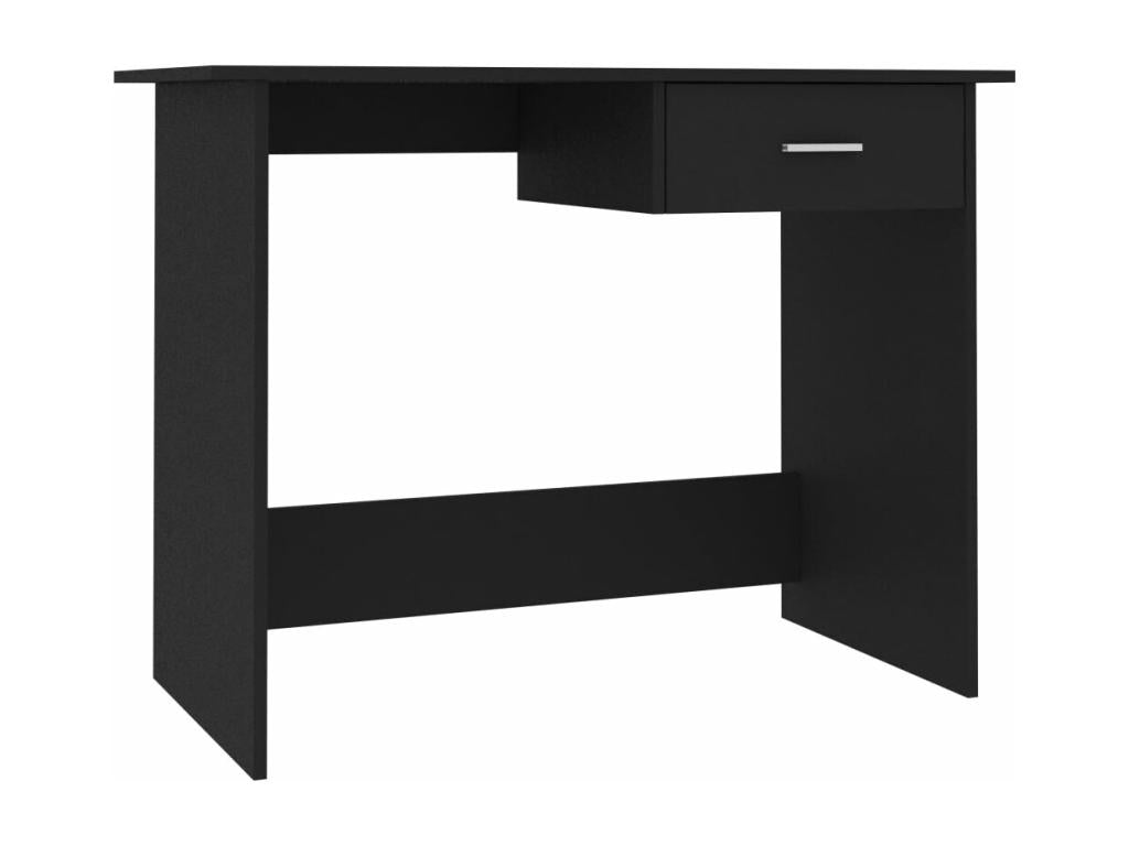 Bureau Noir 100x50x76 cm Bois d'ingénierie