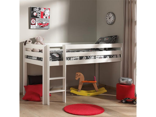 Lit Mezzanine Blanc 90x200