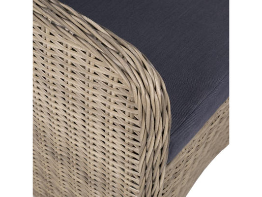 Ensemble à dîner d'extérieur 9 pcs Résine tressée Marron 2