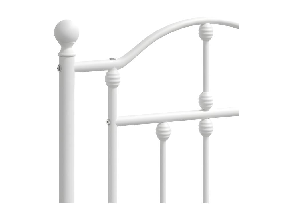 Tête de lit métal blanc 160 cm