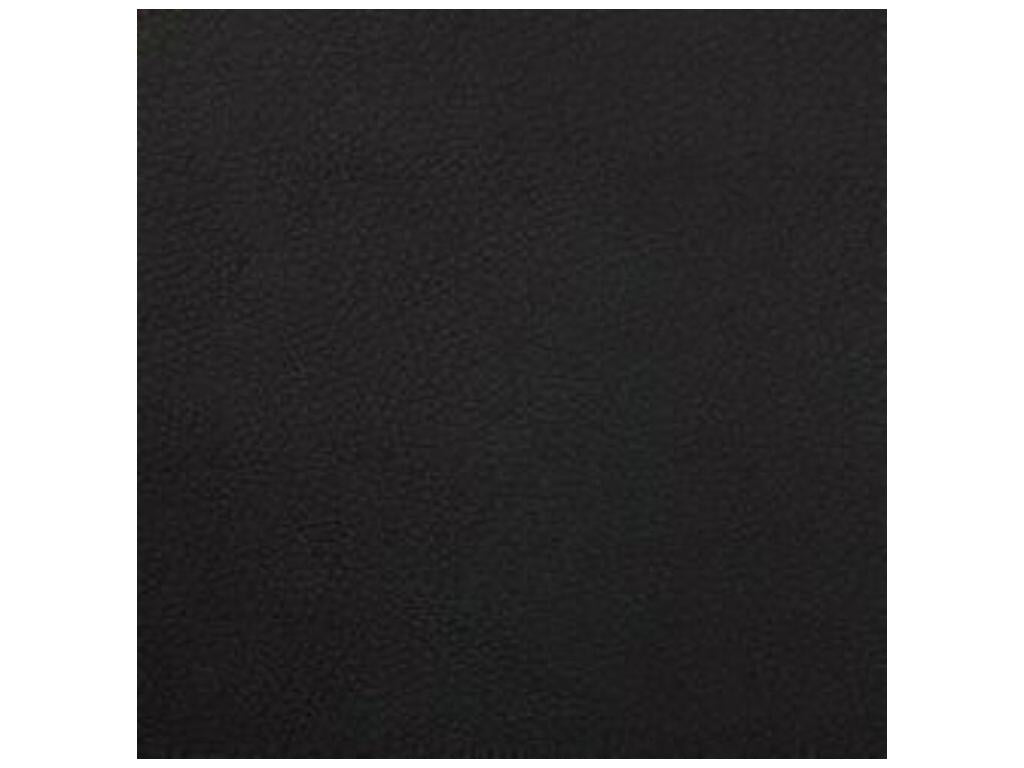 Lit continental Meublori 195 Double Continental Noir 180x200 Faux cuir 186x206x113cm