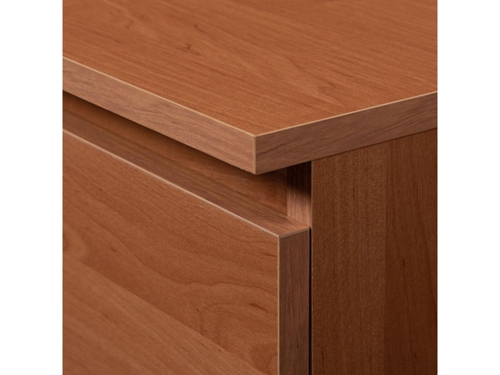 Commode Meublori K140 Aulne 138 cm 8 tiroirs façade Aulne 138x40x99 cm