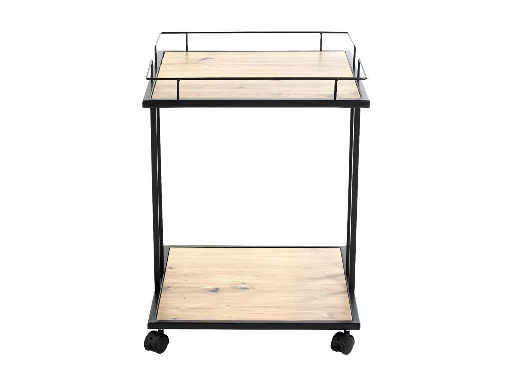 Laviecasa Kitchen Cabinet 60cm Black / Oak IPKZ48832