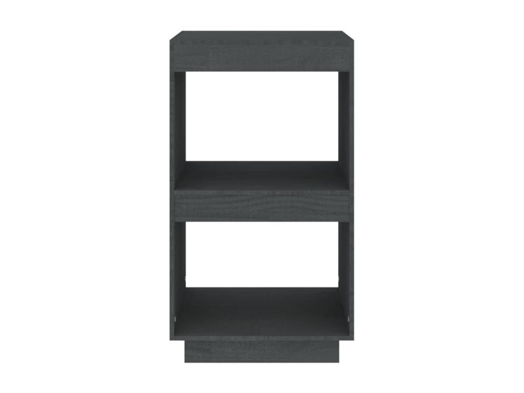 Bibliothèque Gris 40x35x71 cm Bois de pin massif
