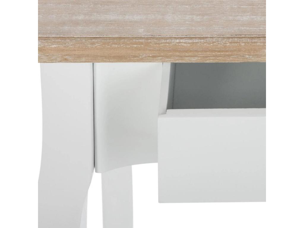 Console 2 Tiroirs Meublori 86cm Naturel