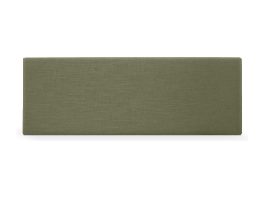Laviecasa Tête de lit en lin naturel lisse 145x50cm Lits 135/140 - Vert HPOE32918