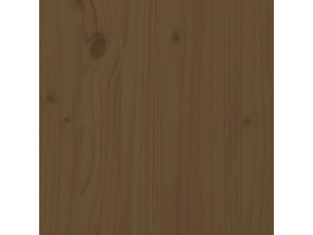 Tête de lit Marron miel 145.5x4x100 cm Bois massif de pin TQXN95319