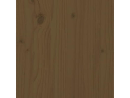 Tête de lit Marron miel 145.5x4x100 cm Bois massif de pin TQXN95319