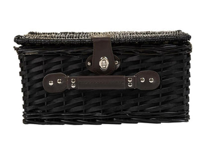 Blue picnic basket 38x26x19h