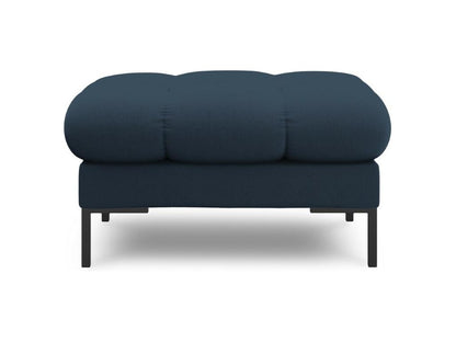 Meublori - Pouf Meublori en tissu structurel bleu - 60x60x41cm