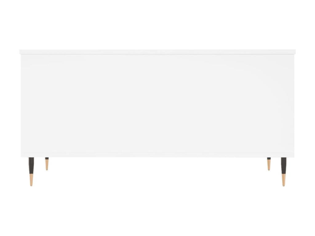 Table basse Blanc 90x44.5x45 Bois d'ingénierie ZNXE71431