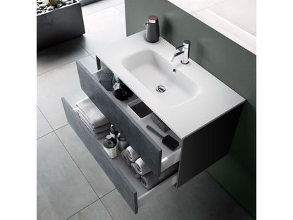 Laviecasa 4-piece bathroom set, blue stone, TNJO07020