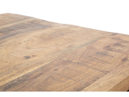 Commode en bois marron avec 3 tiroirs 88x45x80 cm