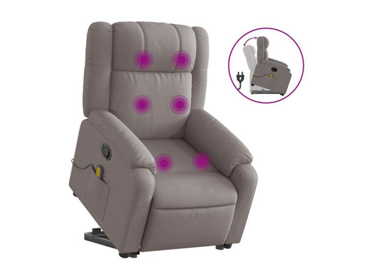 Fauteuil inclinable massant Meublori Tissu