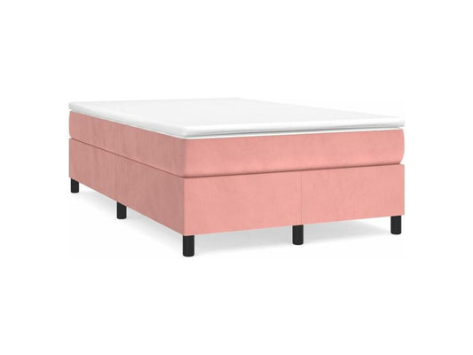 Sommier à Meublori de lit avec matelas Rose 120x200 Velours