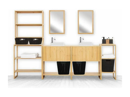 Laviecasa vanity unit with 2 doors and 1 shelf, 80 cm high, VNAL21521