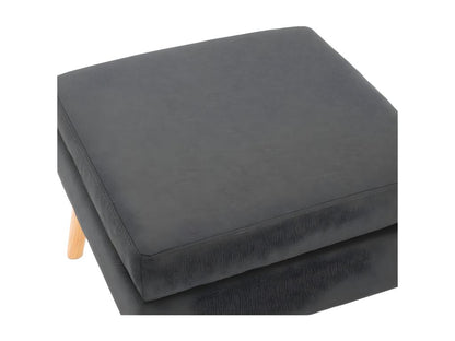 Dark Grey Fabric Footrest
