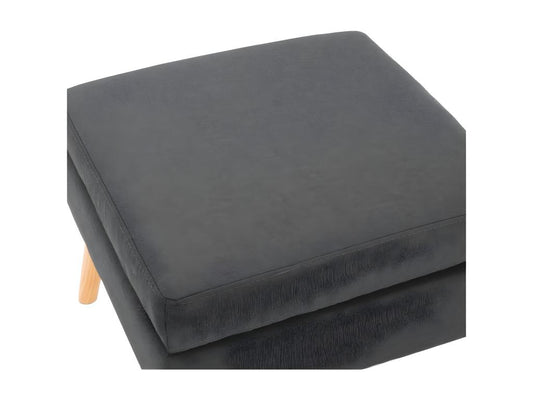 Dark Grey Fabric Footrest