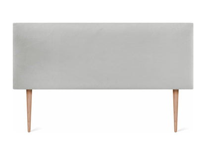 Laviecasa Tête de Lit Velours Lisse 160x115 avec Pieds de Lit 150/160 - Blanc OIGU87833