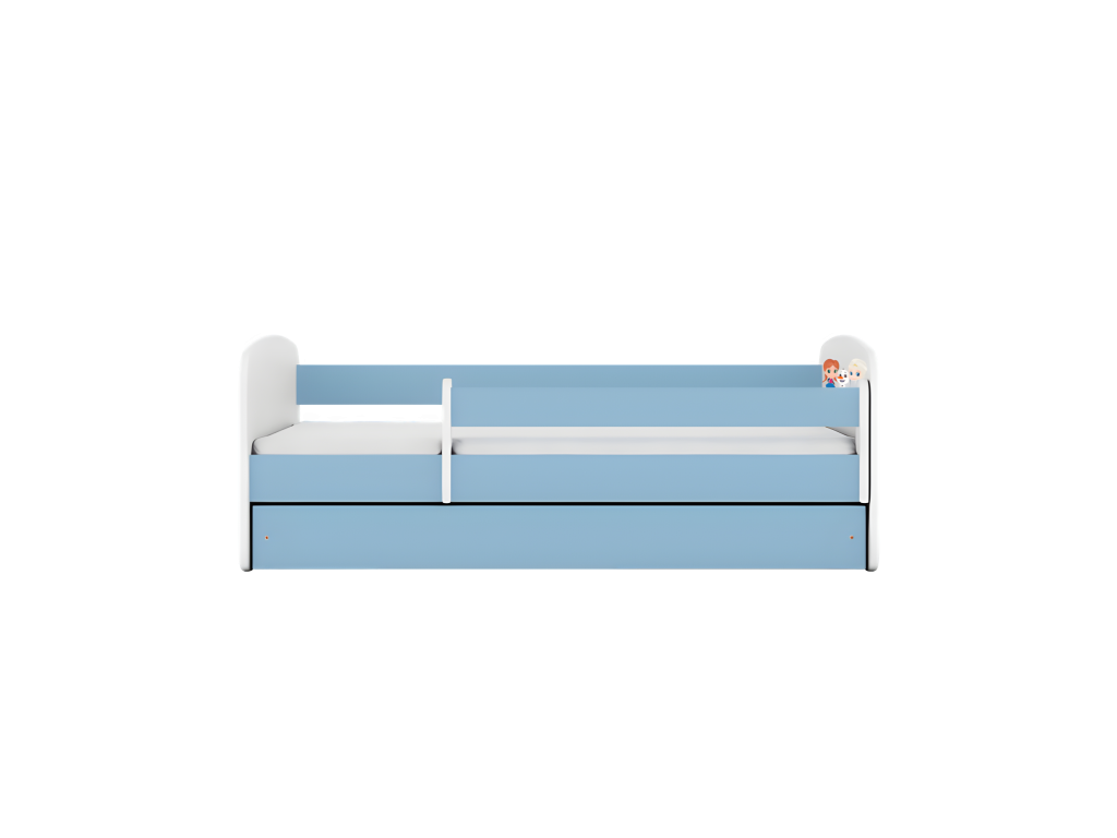 Lit Meublori bleu terre Meubloriée avec tiroir sans matelas 160/80