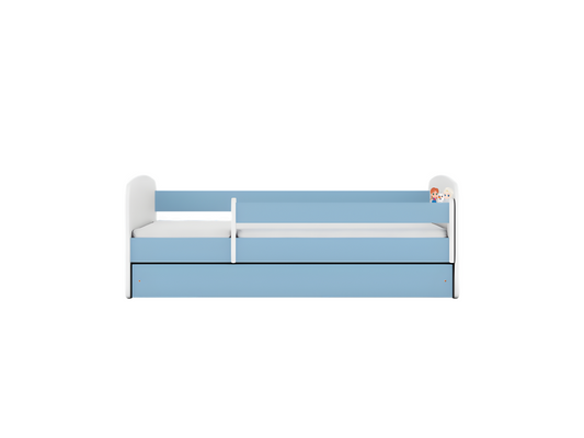 Lit Meublori bleu terre Meubloriée avec tiroir sans matelas 160/80