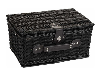 Blue picnic basket 38x26x19h