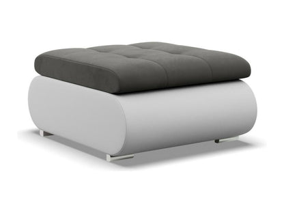 Pouf pour le salon Gris foncé Gris