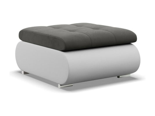 Pouf pour le salon Gris foncé Gris