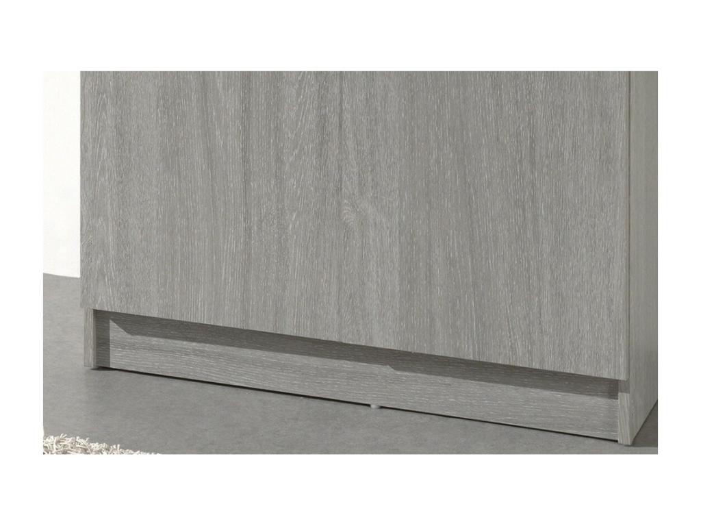 Armoire de rangement Meublori 80cm idéal pour votre entrée votre buanderie ou encore votre salle de bain.