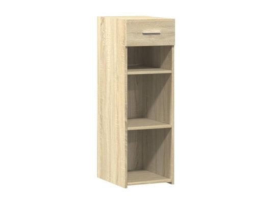 Buffet chêne Meublori 30x42.5x93 cm bois d'ingénierie