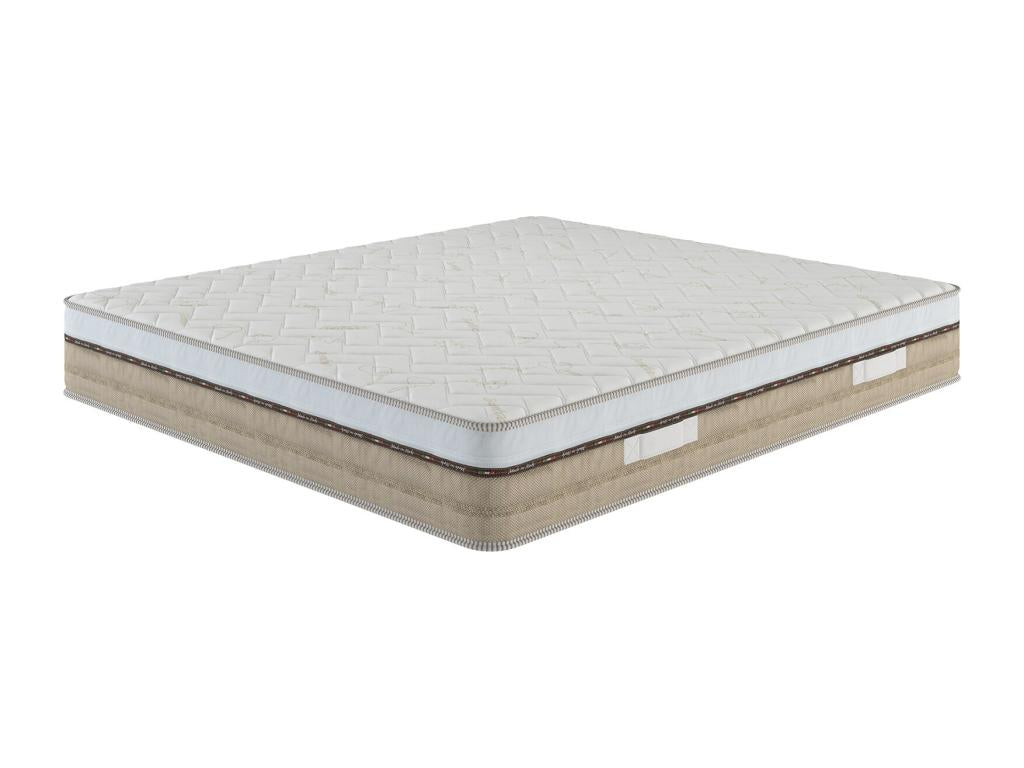 Matelas carré et demi Meublori Matelas Meublori Foam Matelas ergonomique Matelas à ressorts ensachés Made in Italy 120x190xh25 cm