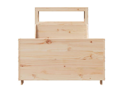 Cadre de lit sans matelas 90x200 cm bois de pin massif
