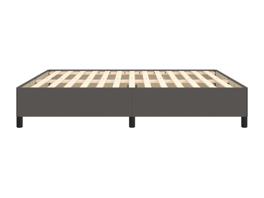 Cadre de lit Gris 180x200 Similicuir