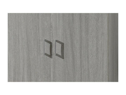 Armoire de rangement Meublori 80cm idéal pour votre entrée votre buanderie ou encore votre salle de bain.