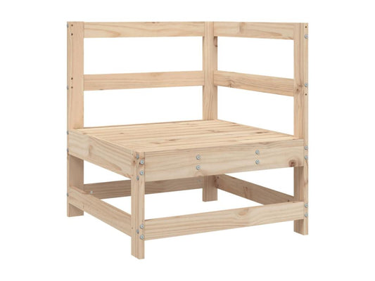 Salon de jardin 7 pièces bois de pin massif