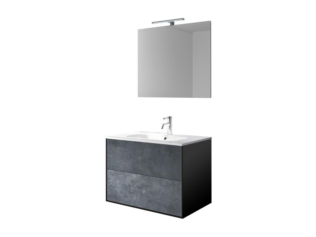 Laviecasa 4-piece bathroom set, blue stone, TNJO07020