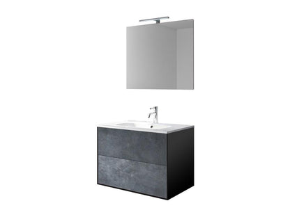 Laviecasa 4-piece bathroom set, blue stone, TNJO07020