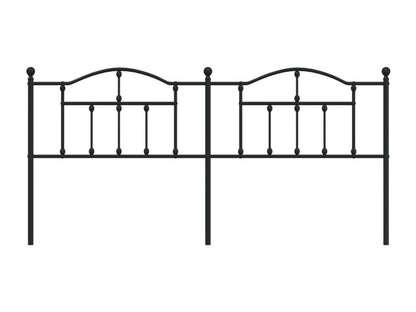 Tête de lit métal noir 200 cm