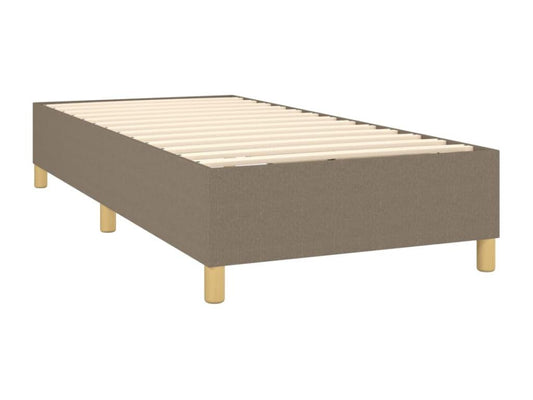 Lit à sommier tapissier avec matelas Meublori 90x200 cm Tissu