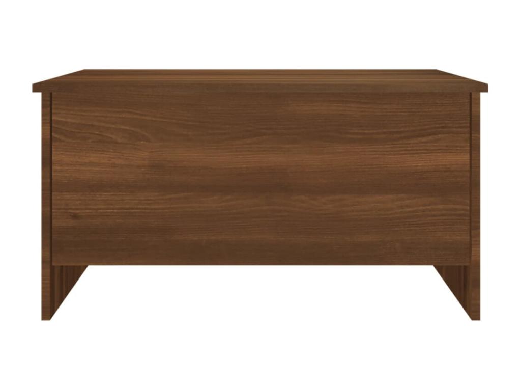 Table basse Chêne marron 80x55.5x41.5 cm Bois d'ingénierie