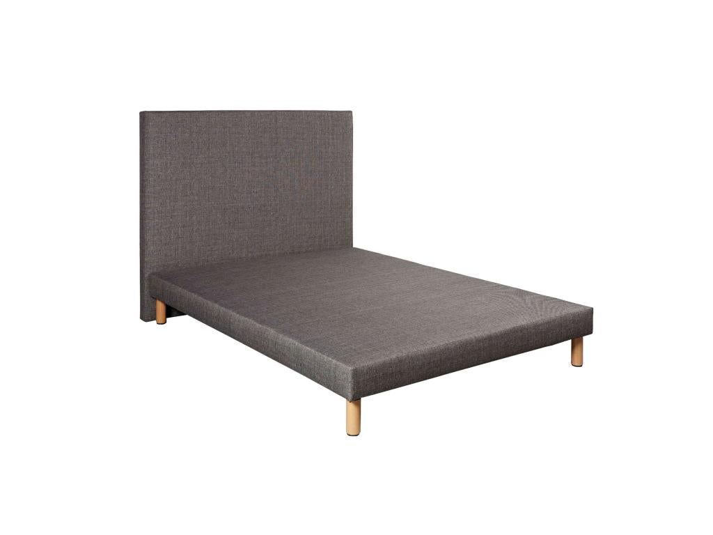 Ensemble sommier déco 140x200 tête de lit gris orage 160 Laviecasa LCUL74681