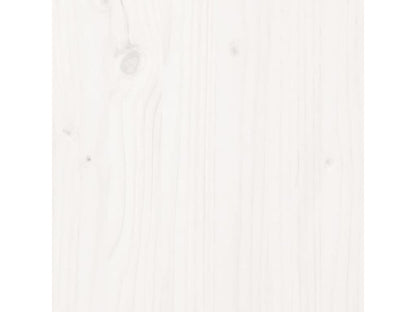 Tête de lit Blanc 159.5x3x80.5 cm Bois massif de pin