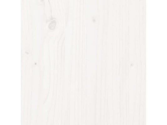 Tête de lit Blanc 159.5x3x80.5 cm Bois massif de pin