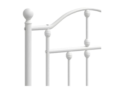 Tête de lit métal blanc 160 cm