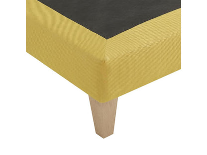 Sommier déco tapissier jaune Aurore - Laviecasa 120x190 VXKJ04359