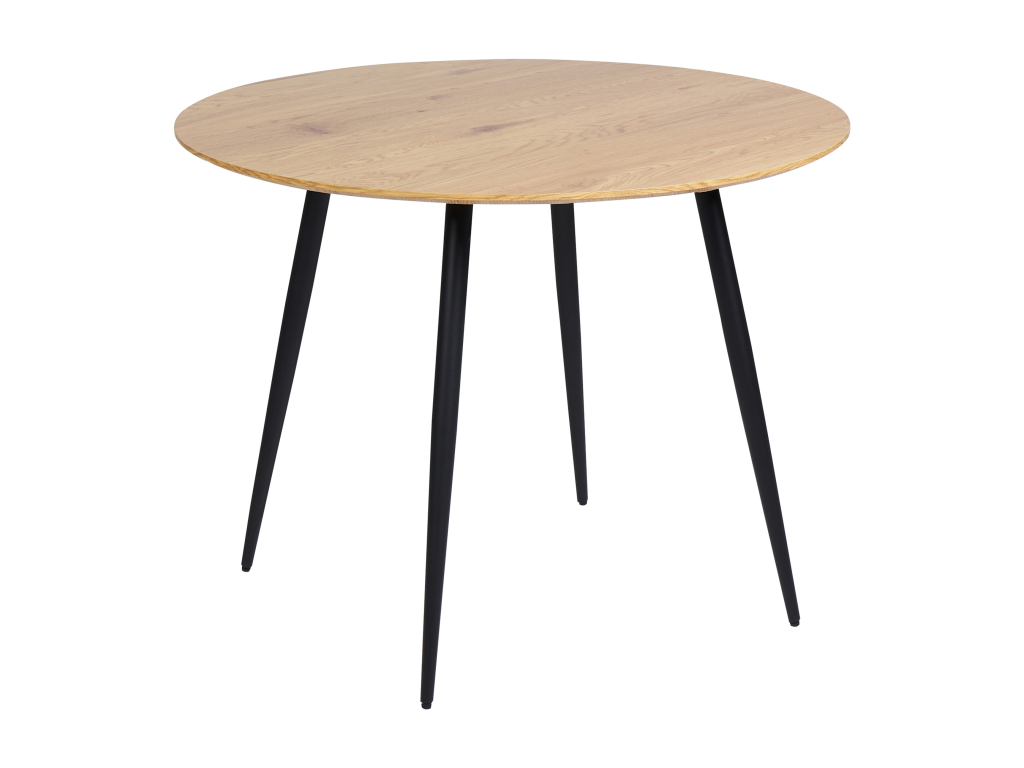 Table de repas Meublori Marron clair 100 cm 100 cm