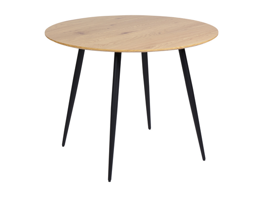 Table de repas Meublori Marron clair 100 cm 100 cm